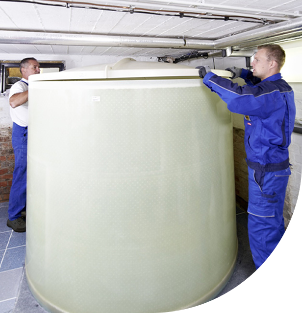 Fachgerechte Tanksanierung mit GFK-Auskleidung durch zertifizierte Experten